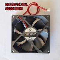 ราคา พัดลมตู้เชื่อม3 5นิ้ว เครื่องเชื่อมอินเวอร์เตอร์พัดลมระบายความร้อนพัดลมขนาดเล็ก 92 92 25MM DC DC24V 4000 rpm (21310564521)