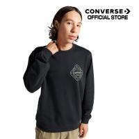 ราคา CONVERSE เสื้อ TEE คอนเวิร์ส WINTER CREW PULLOVER COLLECTION MENS BLACK 10025632 A01 1325632AH3BKXX (20569323503)
