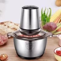 ราคา เครื่องปั่นบด 2 ลิตร โถปั่นสแตนเลส เครื่องบดสับ food spin บดเนื้อสัตว์ ผลไม้ เครื่องเทศ สำหรับทำอาหาร 3 4คน ความจุ2ลิตร Aliz selection (13638400544)