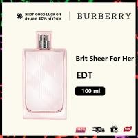 ราคา รับประกัน แท้ 100 Burberry Brit Sheer For Her Eau De Toilette 100ml Burberry Brit Sheer For Her EDT 100ML กลิ่นหอมหวานออกแนว Fresh Fruity Floral Womens Perfume แท้ น้ำหอมแท้ (21385386417)