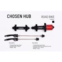 ราคา Chosen Hub ชุดดุมรหัส 13865647 BK เสือหมอบ หน้า20 หลัง24 โม่ชิมาโน่ 11 สปีด สีแดง (18830444228)