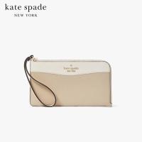 ราคา KATE SPADE NEW YORK LUCY COLORBLOCK MEDIUM L ZIP WRISTLET KE575 กระเป๋าคล้องข้อมือ (20468763110)