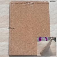 ราคา ไม้ก๊อก กระดานไม้ก๊อก แผ่นไม้คอร์กแบบนิ่ม ขนาดA3 1ห่อมี4แผ่น (21231963930)