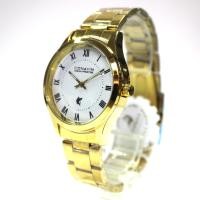 ราคา รุ่นใหม่ นาฬิกาผู้ชาย CONAVIN เรือนและสายเหล็กสีทอง3ไมครอน ระบบQuartz เข็ม สไตล์คลาสสิค เรียบหรู พร้อมส่ง (20714283159)