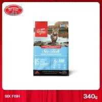 ราคา MANOON ORIJEN SIX FISH CAT โอริเจน สูตร ปลา 6 ชนิด สำหรับแมว ขนาด 340 กรัม (19753772890)