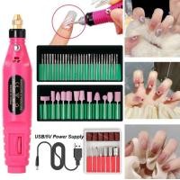 ราคา จัดส่งจากประเทศไทย พร้อมส่ง เครื่องเจียเครื่องตะไบเล็บไฟฟ้าเครื่องเจียเล็บ เครื่องเจียไฟฟ้า เครื่องเจีย เครื่องเจียเล็บพกพาเครื่องเจียรเล็บเครื่องตะไบเล็บ หัวตะไบเปลี่ยนได้ 5 หัว ทำเล็บ (19143820426)