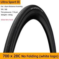 ราคา Continental Ultra Sport III จักรยานยาง700 X 25C 28C ULTRASport ไม่มีจักรยานพับ Bald ยางเหล็กลวดยาง180 TPI (16915564149)