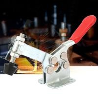ราคา 1 ชิ้น Toggle Clamps แนวนอน Toggle Clamps Hand Tool for Woodworking Consoles etc Carbon Steel Horizontal Clamp (18976450954)