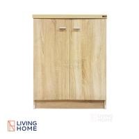 ราคา Livinghome FurnitureMall ตู้รองเท้า 60 ซม 2 บานเปิด มีวิดีโอวิธีประกอบ ใส่รองเท้าได้หลายคู่ รุ่น WS 602 (2424208111)