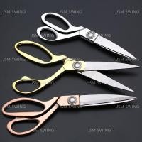 ราคา กรรไกรตัดผ้า ตัดด้าย มี 3ขนาด 3สี ด้ามทอง ด้ามทองเเดง ด้ามเงิน ราคาต่อชิ้น (10535907535)