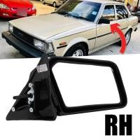 ราคา กระจกมองข้าง รถยนต์ ปรับมือ รุ่น โตโยต้า โคโรล่า TOYOTA COROLLA KE70 DX ปี 1979 1987 สีดำ (16126613754)