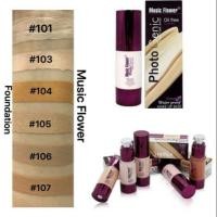 ราคา รองพื้นคุมมัน Music flower photogenic overtime foundation oil free spf 25 30ml (1194316246)