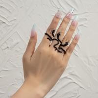 ราคา แหวนงูสีดำสำหรับผู้หญิง3ชุดแหวนหาคู่ (19287751011)
