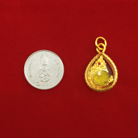 ราคา จี้พญานาคคาบแก้ว เคลือบทอง เข้าพิธีปลุกเสกเสริมสิริมงคลวัดคำชะโนดแล้ว ขนาด 1 5 x 2 4 cm ทำจากทองเหลือง รูปถ่ายจากสินค้าจริง (13357471207)