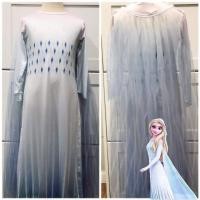ราคา ชุดเหมือนเจ้าหญิงเอลซ่า ภาค 2 ตัวชุดเป็นผ้าโพลีเอสเตอร์ ใส่สบาย ด้านหลังมีผ้าคลุมชีฟอง สามารถ ถอดเก็บได้ โดยการติดกับกระดุมตรงไหล่ ไซส์เด็ก โต ชุดยาวนะคะ ขนาดวัดจริงตามนี้ค่ะ อาจคลาดเคลื่อน 1 3 เซนติเ