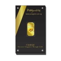 ราคา Puregold 99 99 ทองคำแท่ง 1g ลาย Singapore National Flower ทองคำแท้จากสิงคโปร์ (19062601354)