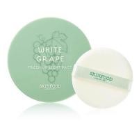 ราคา แท้เกาหลี100 Skinfood White Grape Fresh Light Pact แป้งองุ่น (646446687)