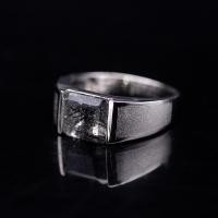 ราคา แหวนนำโชคแก้วขนเหล็ก ตัวเรือนเงินแท้ 92 5 ชุบทองคำขาว อัญมณีแห่งโชคลาภ พลังอำนาจ และการปกป้องคุ้มภัย ไซส์54 7 US พร้อมใบรับรองจากทางร้า (20697884789)