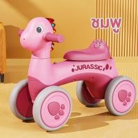 ราคา รถขาไถเด็ก ขาไถเด็ก ทรงตัว 4ล้อ รถเด็ก มีเสียง มีไฟ ล้อใหญ่ รุ่น Jurassic (20126860678)