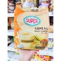 ราคา SUPER Cereal ซุปเปอร์ เครื่องดื่ม ธัญญาหารปรุงสำเร็จชนิดผง ซีเรียล สูตรดับเบิ้ลข้าวโอ็ต สูตรผสมข้าวกล้อง 15 ซอง (19928211796)