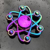 ราคา โลหะ Rainbow Fidget Spinner ที่มีสีสัน EDC Hand Spinner Anti Anxiety ของเล่นสำหรับ Spinners Focus บรรเทาความเครียด ADHD Finger Spinner (17270432898)