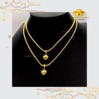 ราคา โต๊ะกังกรุงเทพ สร้อยคอระย้า สร้อยลายเบนซ์พร้อมจี้ ทองคำแท้ น้ำหนัก 1 สลึง พร้อมส่ง ขายได้ จำนำได้ มีใบรับประกัน (19676399966)