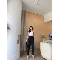 ราคา ? ? ? ? ? ? ? ? ? ? กางเกงทำงานทรงเบสิคขากระบอกเล็กพร้อมส่ง (21335079657)