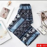 ราคา กางเกงลายช้าง ขายาว กางเกงขายาว กางเกงช้างขาปล่อย (20926615639)