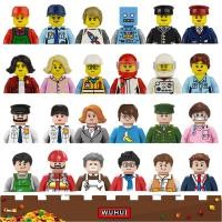 ราคา WUHUI 18ชิ้นเมืองตุ๊กตุ่นตัวเล็กอาคารชุดของเล่นบล็อกตัวต่อเพื่อนเจ้าหญิงสุนัขแมวกลองเปียโนนักบัลเล่ต์ครูอาคารตัวต่อของเล่นเด็กของเล่นสำหรับหนุ่มๆสาวๆแบรนด์แม่เหล็กรถไฟ (816322986)