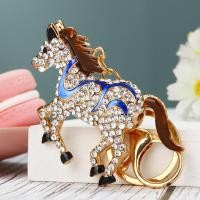 ราคา พวงกุญแจรูปม้าฝังเพชรเทียมไอเดียสร้างสรรค์สำหรับปีนักษัตรห้อยกระเป๋ารถยนต์น่ารักสไตล์เกาหลีสำหรับผู้หญิงเครื่องประดับพวงกุญแจสำหรับคู่รัก (16222153374)