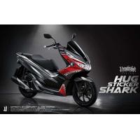 ราคา สติ๊กเกอร์ติดรถ สติกเกอร์แต่ง สติกเกอร์ กันรอย Honda PCX ลาย หัวฉลาม 2 (20431934170)