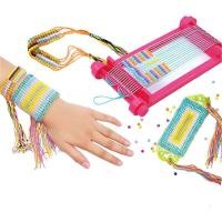 ราคา DIY Handmade Knitting Art Craft Activity Weaving Machine Bracelet Maker Weaving Beading Loom for Jewelry Bracelets Necklaces Toy Knitting Crochet (19848631120)