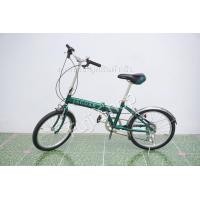ราคา จักรยานพับได้ญี่ปุ่น ล้อ 20 นิ้ว มีเกียร์ อลูมิเนียม Jaguar สีเขียว จักรยานมือสอง (20177228962)