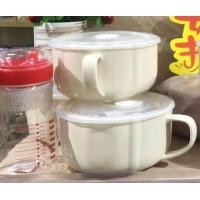 ราคา ถ้วย ชามเซรามิค ฝาพลาสติก 1ใบ พร้อมหูจับ ฝาปิด กันความร้อน เข้าไมโครเวฟได้ มีลายให้เลือก ชามมาม่า ชามมีฝาปิด ถ้วยข้าว ถ้วยใส่อาหาร ฝาปิดไม่สามารถนำเข้ามโครเวฟได้ (21290349622)