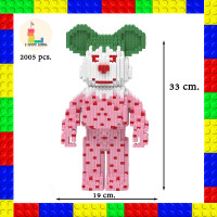 ราคา บล็อคตัวต่อ Bearbrick ตัวต่อเลโก้ เลโก้นาโน หมีแบร์บริค แบบเฟือง ขนาดใหญ่ 2100 2800 ชิ้น ของเล่น ของขวัญ ของตกแต่งสะสม สินค้าพร้อมจัดส่ง (17854515469)