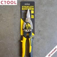 ราคา กรรไกรตัดสังกะสีเหล็ก 14 563 ตัดตรง Stanley ของแท้ Authentic Stanley Fatmax Aviation Snips ซีทูล Ctool (2662452153)