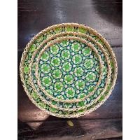 ราคา กระด้งสี ถาดไม้ไผ่ กระด้งลายพิกุล สานยกดอกดาวล้อมเดือน กระด้ง ถาดไม้ไผ่ แต่งผนัง ถาดสานจัดเบรค ถาดจัดเบรค ถาดจัดขนม กระด้งแต่งผนัง ตกแต่งผนัง กระด้งลายดอก กระด้งแต่งผนัง แต่งผนัง แต่งร้าน (20931930709