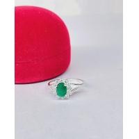 ราคา แหวนเงินล้อมเพชรขาวหน้า1 1cm (19052472043)