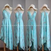 ราคา Maxi Hawaii dress เดรสฮาวายลายมัดย้อม เดรสใส่ไปทะเล เดรสยาวลายมัดย้อม (18131200007)