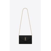 ราคา YSL กระเป๋า SAINT LAURENT bag CASSANDRE MATELASSÉ CHAIN WALLET IN GRAIN DE POUDRE EMBOSSED LEATHER Cross Body bags Shoulder bags (21146949223)