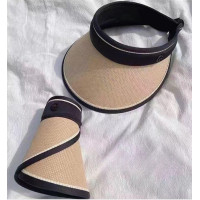 ราคา หมวกสานครึ่งหัว หมวกสาน หมวกฟางกันแดด PV หมวกสานกันแดด หมวกสานไปทะเล หมวกกันแดด (19499677650)