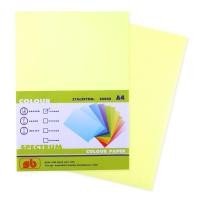 ราคา SB กระดาษสีถ่ายเอกสาร 6 A4 80แกรม Spectrum สีเหลือง 100แผ่น (15198903374)