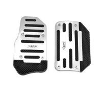 ราคา 2Pcs Gas Accelerator Pedal and Brake Pedal Cover Foot Pad Non Slip for Universal Automatic Transmission Car (18223443657)