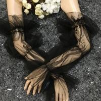 ราคา ถุงมือลูกไม้ ผ้าลูกไม้สีขาว ถุงมือกันแดดฤดูร้อน ผ้าคลุมแขนลูกไม้ยาว ป้องกันแสงแดด ป้องกันรังสียูวี บางและยาว (17807311166)