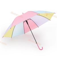 ราคา ร่มยาวเรนโบว์สีพาสเทล สีสวยหวานน่ารักมาก (3892946542)