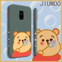 ราคา JIUMOO เคสสำหรับ Samsung Galaxy A8 2018เคสโทรศัพท์กันกระแทกลายหมีพูห์น่ารักวินนี่เดอะพูห์เคสฝาหลังกล้องด้านข้างขอบสี่เหลี่ยมเคสป้องกันทำจากซิลิโคนนิ่ม (11528400169)