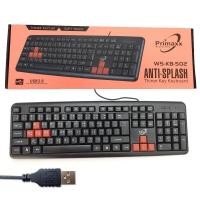 ราคา Primaxx Gaming Keyboard USB คีย์บอร์ด เกมมิ่ง รุ่น ws kb 502 Black สีดำแดง (193109593)
