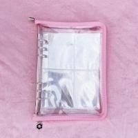 ราคา แฟ้มเก็บการ์ด ปกใสกลิตเตอร์ 4 ช่อง แบบซิป ฟรีใส้แฟ้ม 10 แผ่น อัลบั้มเก็บการ์ด แฟ้มใส่การ์ด (13534264750)