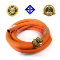 ราคา NCR สายแก๊สLPG ยาว2m 5m หรือ10 m 15m และ20m ผลิตจากยางสังเคราะห์ L P Gas มีมอก 895 2532 กิ๊ฟรัดสายสแตนเลส2ตัว (962368787)