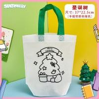 ราคา I Stationery กระเป๋าผ้าแคนวาสเพ้นท์มือ กระเป๋าผ้าใบเล็ก ลายน่ารัก ระบายสีได้ เสริมสร้างพัฒนาการเด็ก พกพาสะดวก มีลายคริสต์มาส (20945368076)